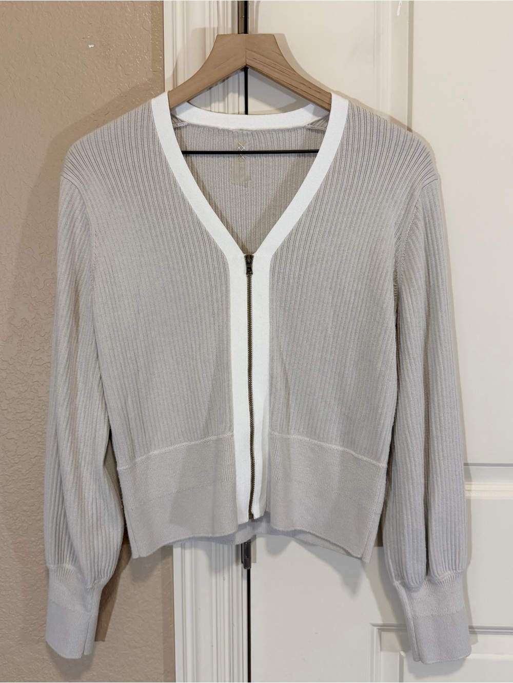 Rhone Pars Cardigan V-neck Zip Up Women’s Size Small - Picture 4 of 12